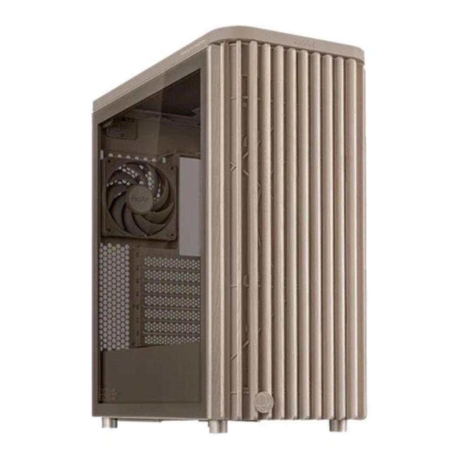 ASUS ProArt PA401 Wood Edition ATX Mid Tower Cabinet (Beige)