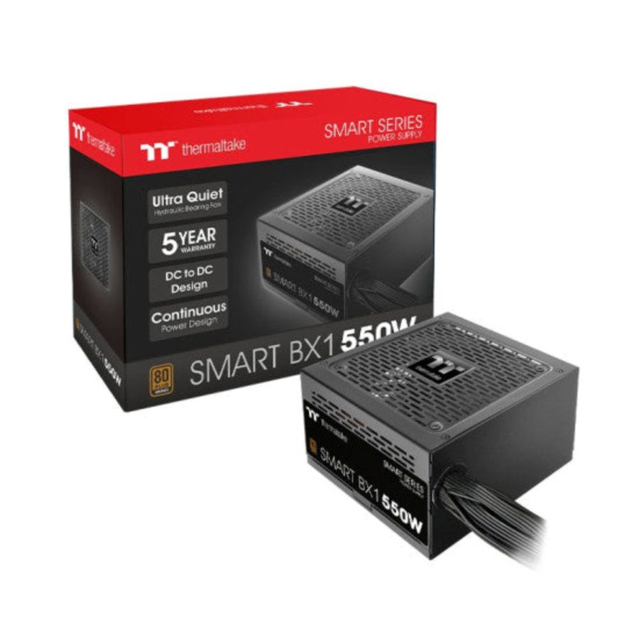 THERMALTAKE Smart BX1 550W 80 Plus Bronze Non Modular ATX 2.0 Power Supply (550W) (DC To DC Version)