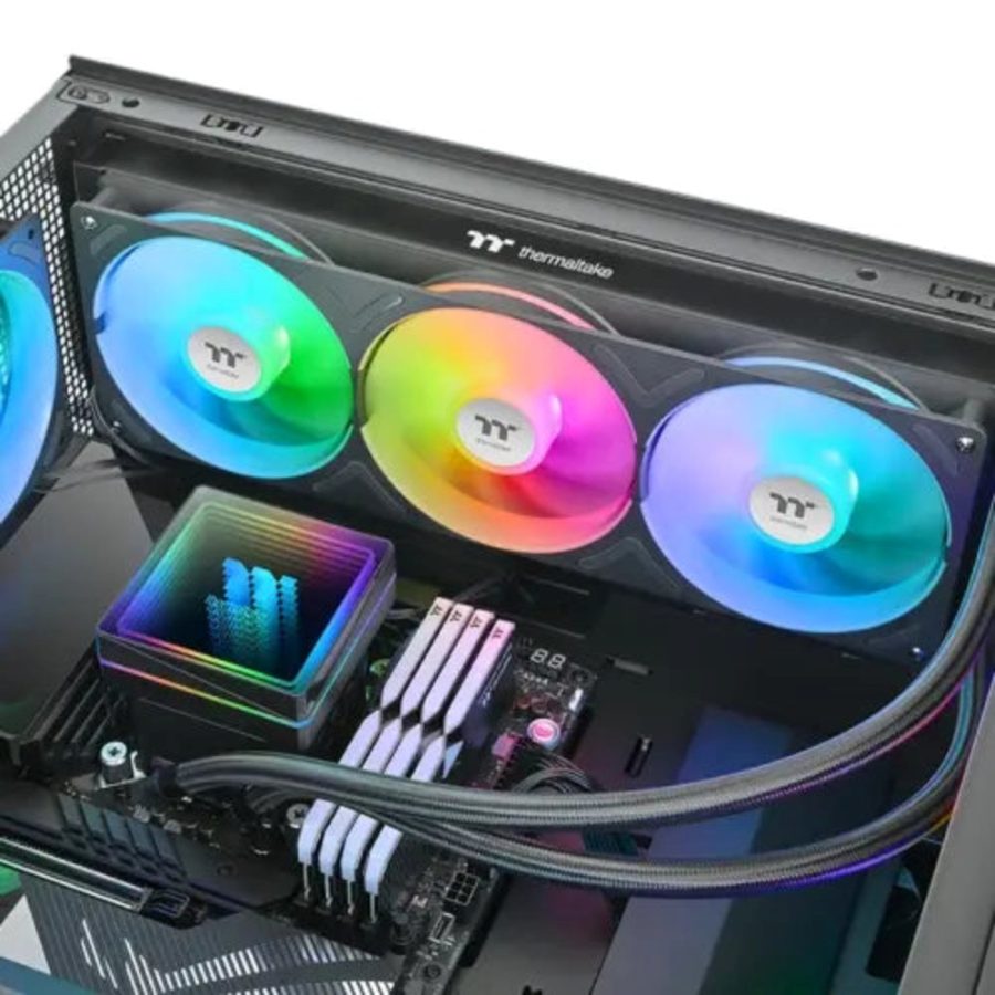 THERMALTAKE TH360 V3 ARGB Sync 360mm CPU Liquid Cooler (Black) - picture 3