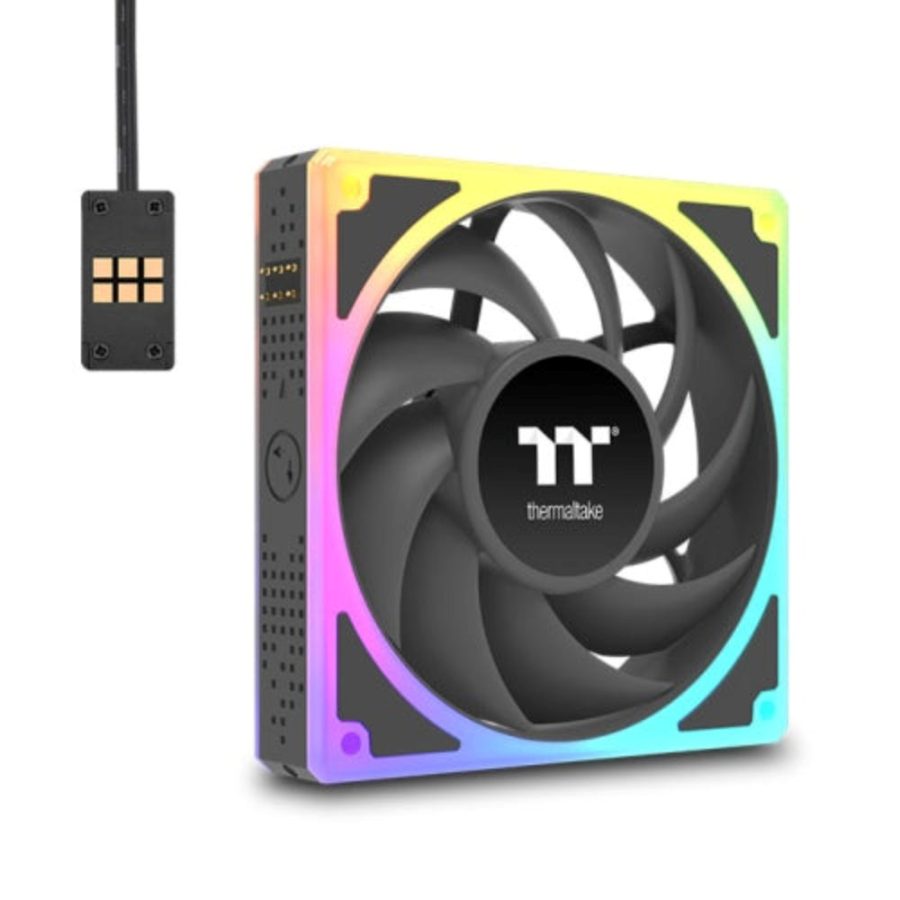 THERMALTAKE Toughfan EX 120 120mm ARGB Sync Cabinet Fan (Black) (Triple Pack) - picture 3